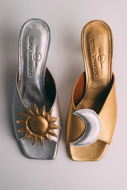 Sun & Moon low-heeled sandals