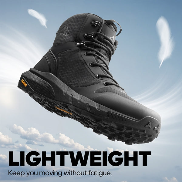 Men's Black Lightweight Military Tactical Boots