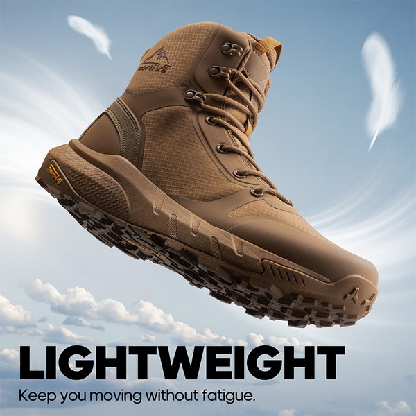 Men's Brown Lightweight Military Tactical Boots