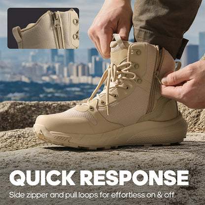 Men's Sand Lightweight Military Tactical Boots