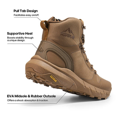 Men's Brown Lightweight Military Tactical Boots