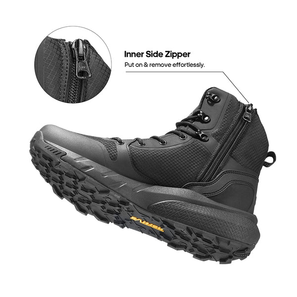 Men's Black Lightweight Military Tactical Boots