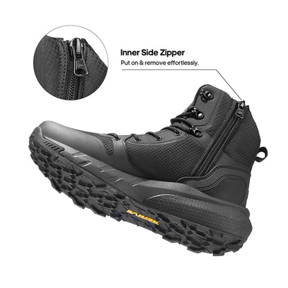 Men's Black Lightweight Military Tactical Boots