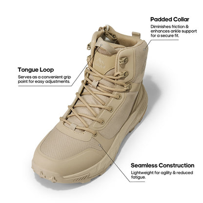 Men's Sand Lightweight Military Tactical Boots
