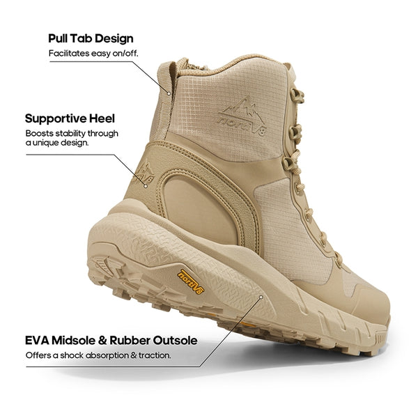 Men's Sand Lightweight Military Tactical Boots