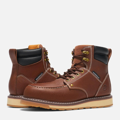 Men's Leather Ankle Protection Work Shoes