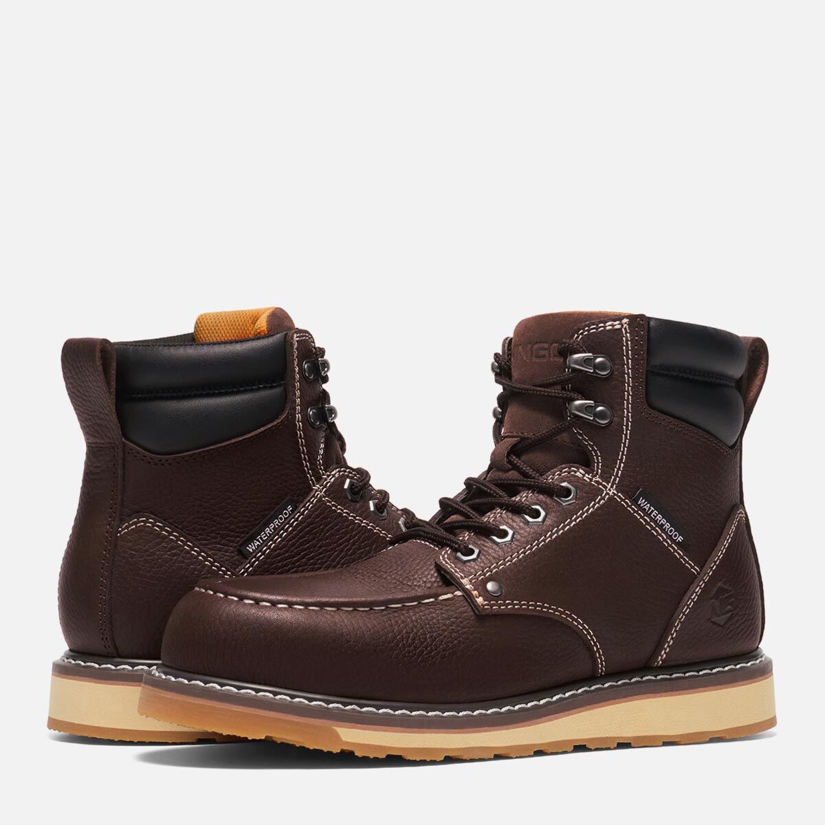 Men's Leather Ankle Protection Work Shoes
