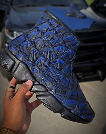 Fish skin sneakers