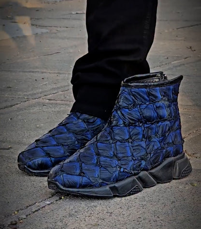 Fish skin sneakers