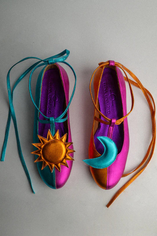 Sun & Moon ballet shoes