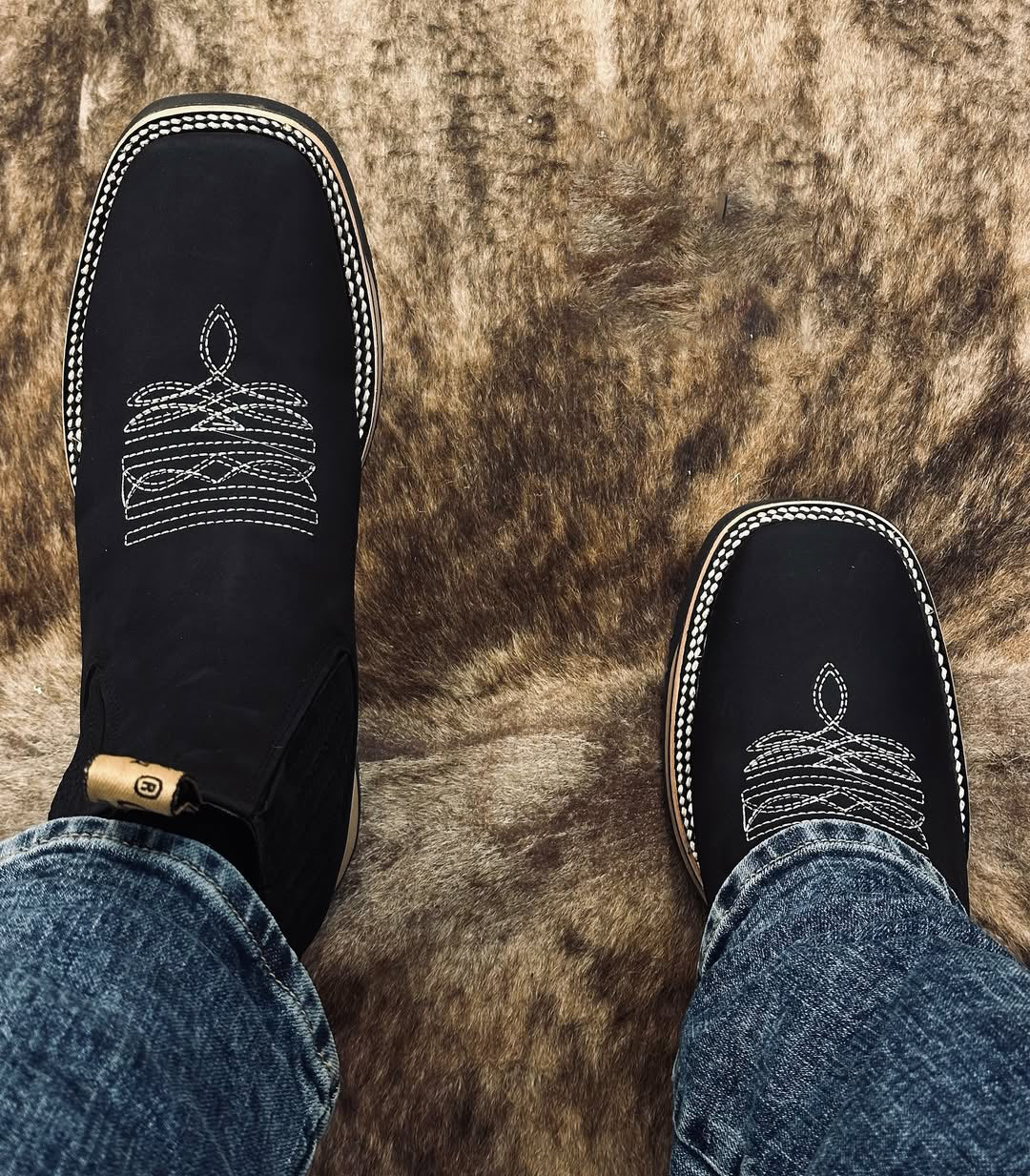High-density puncture-resistant steel-toe cowboy work boots