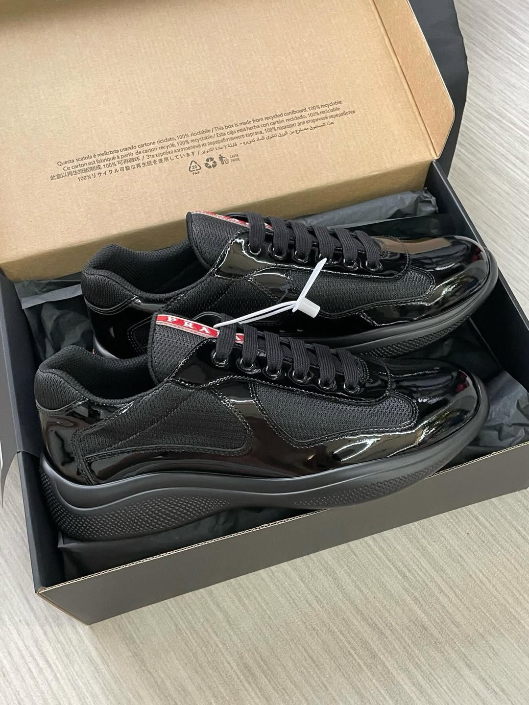 Italian premium leather sneakers