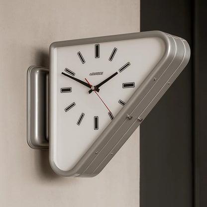 Double Triangle Wall Clock
