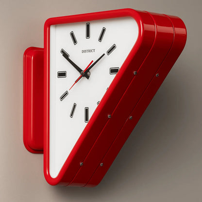 Double Triangle Wall Clock
