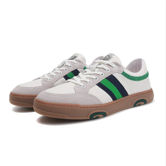 Genuine leather breathable casual shoes