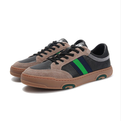 Genuine leather breathable casual shoes
