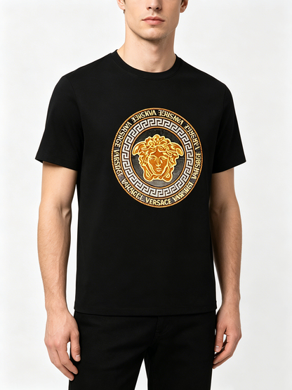 Luxury sparkling rhinestone T-shirt