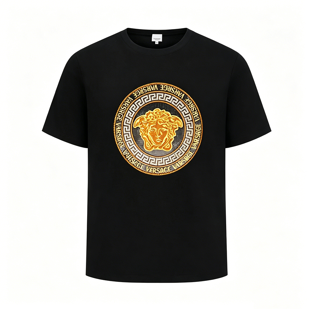 Luxury sparkling rhinestone T-shirt