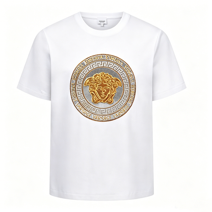 Luxury sparkling rhinestone T-shirt
