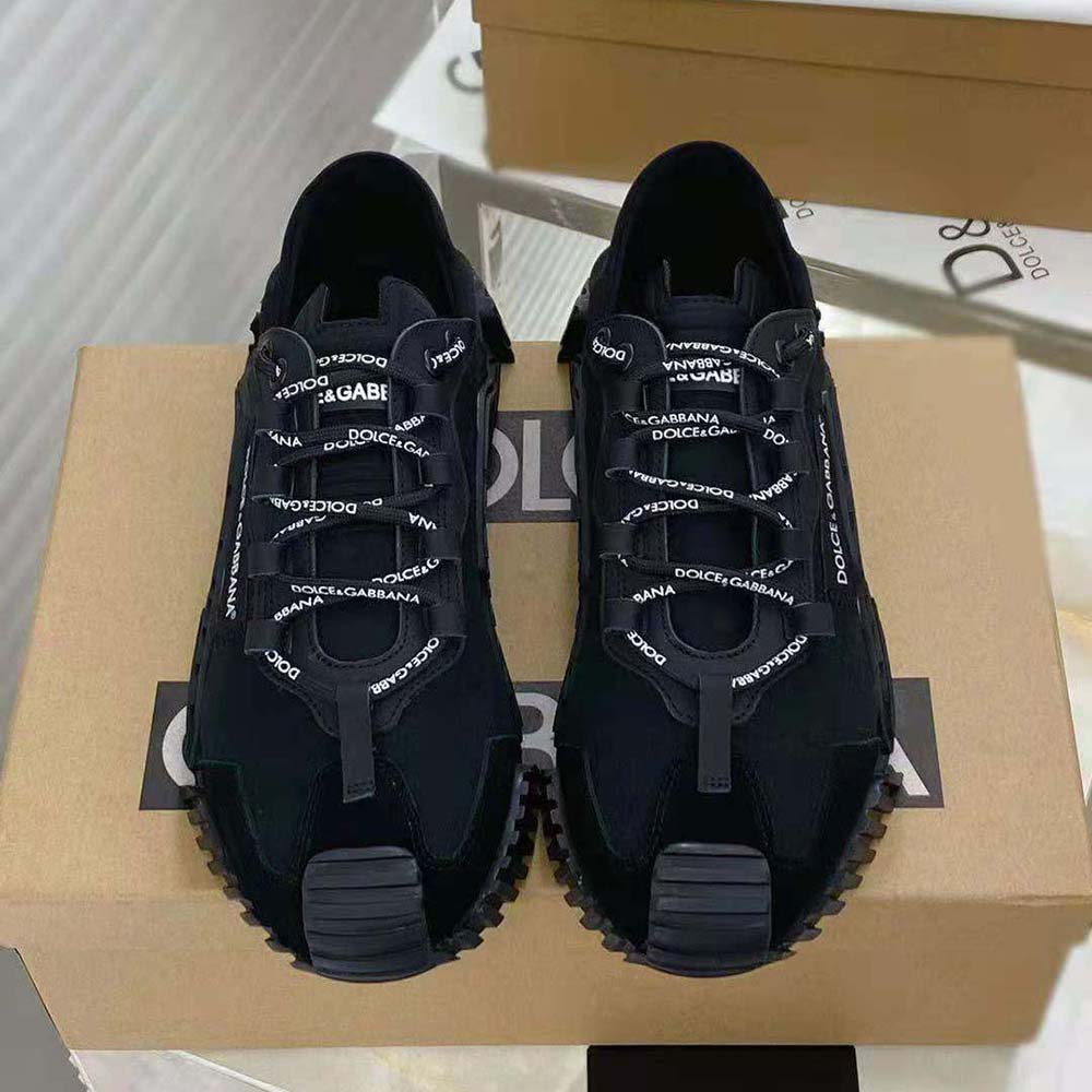 Women's black canvas slip-on sneakers
