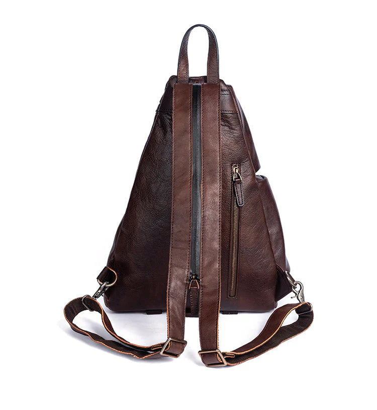 Men's cowhide shoulder bag