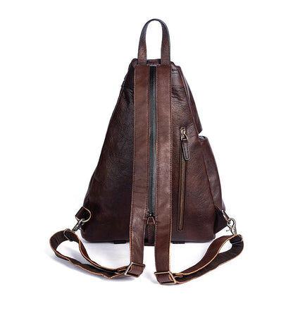 Men's cowhide shoulder bag