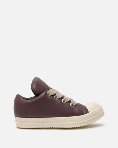 Chunky Lace Platform Leather Low Top Sneakers
