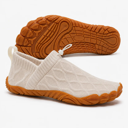 Beige Barefoot Walking Shoes - Super Comfortable
