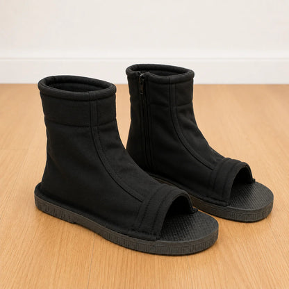 Street Zipper Ankle Sandals