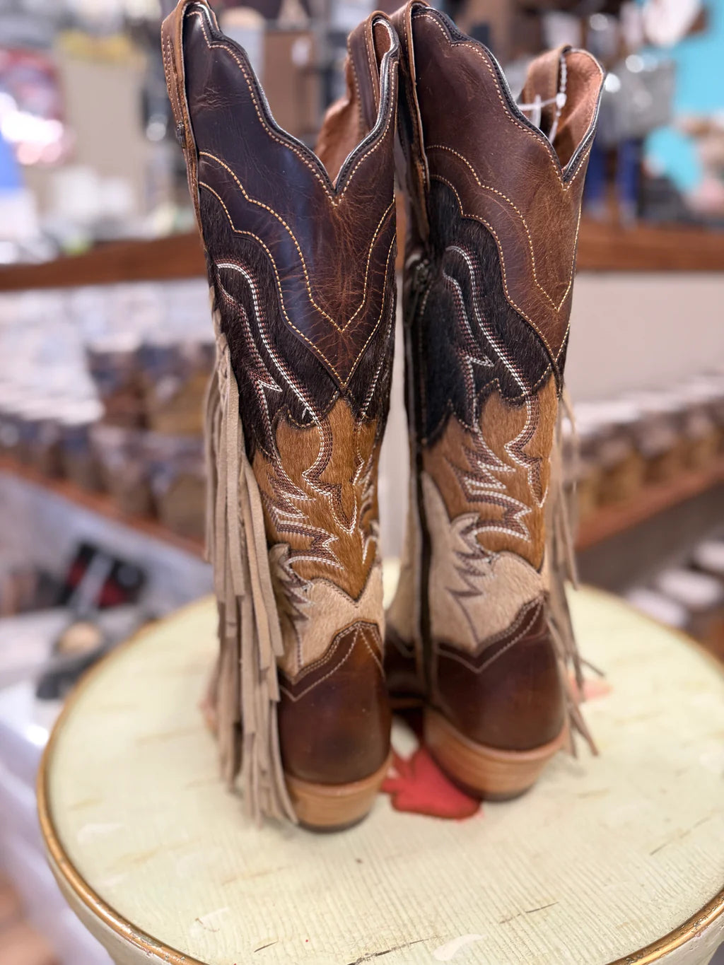 Women's Dayla Fringe Tall Western Boots