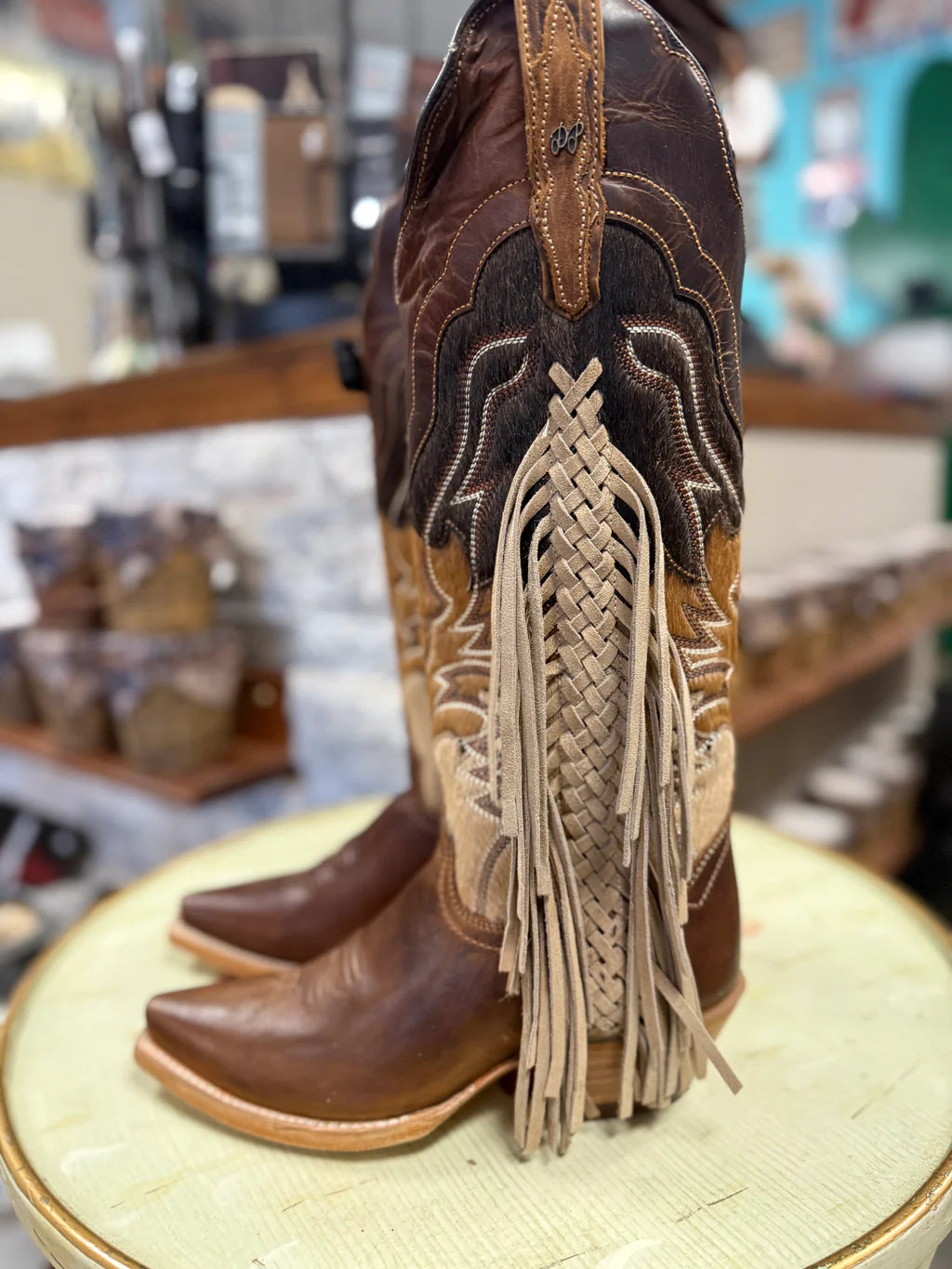 Women's Dayla Fringe Tall Western Boots