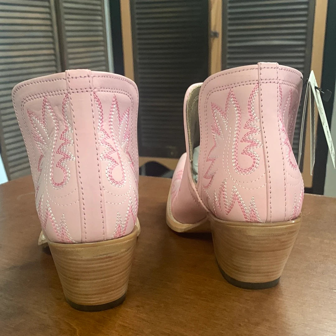 Women's Dixon Pink Western Ankle Boots