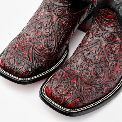 Men's Ace of Spades Cowboy Boots