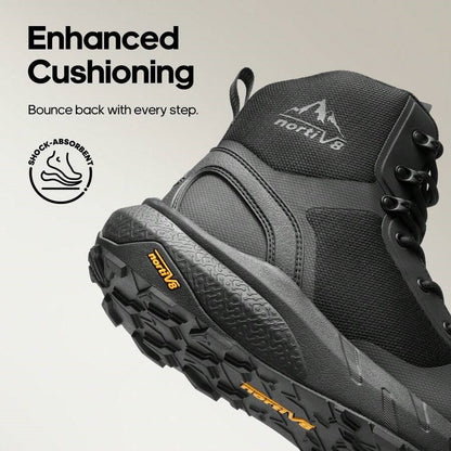 Black breathable mesh tactical patrol boots