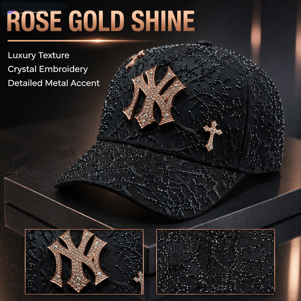 NY 24K Rose Gold Hat