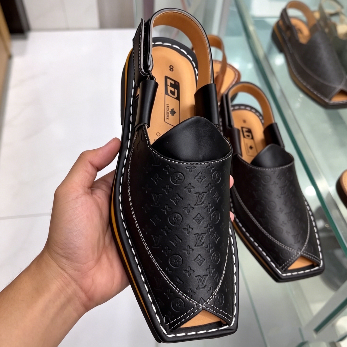 Men's Luxury Leather Adjustable Sandals