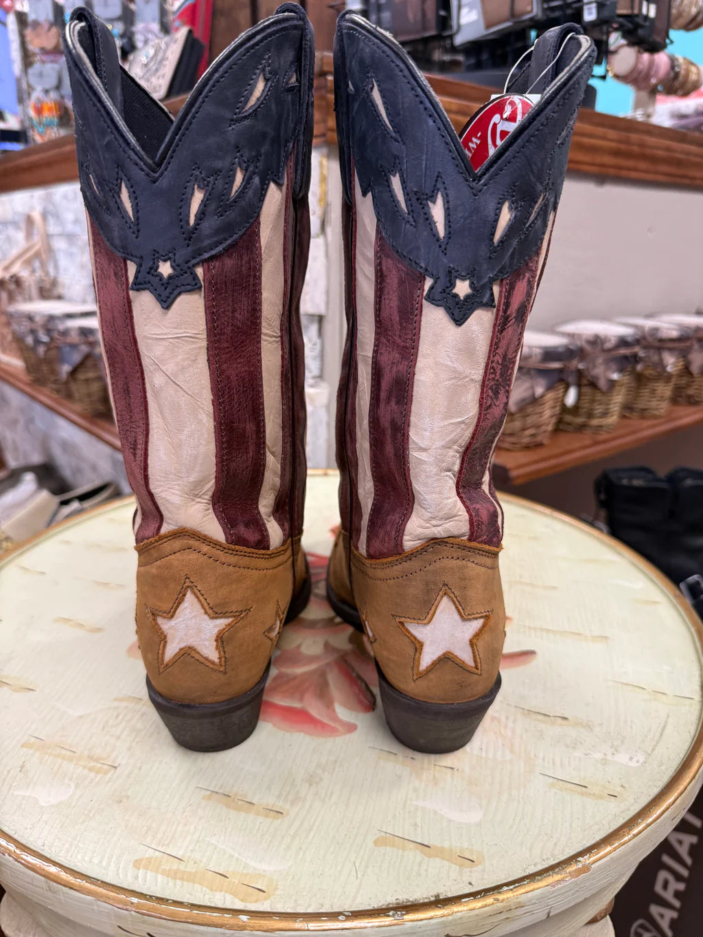 Women's Keyes Stars and Stripes Cowboy Boots